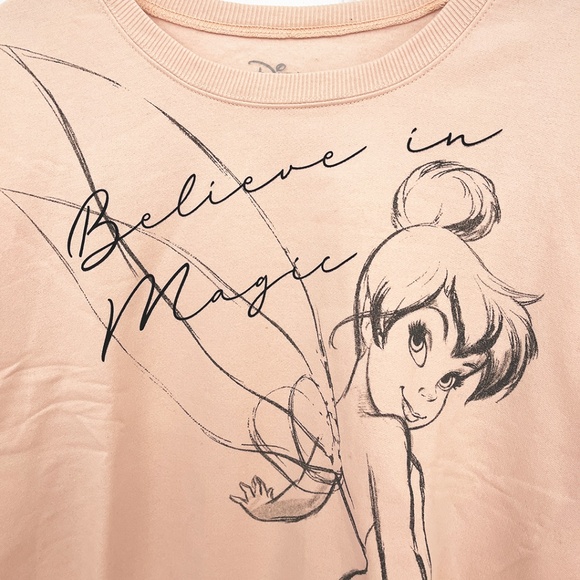NWOT Believe in Magic Tinkerbell Sweatshirt Women’s Large - Picture 3 of 6